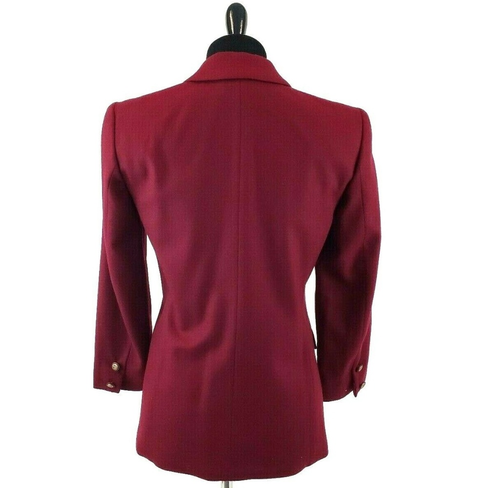 Pendleton Petite Red Wool Blazer - image 5